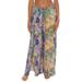 Under The Sea Lace-up Wide Leg Cover-up Pants