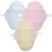 3 Pcs Cloth Menstrual Pads Washable Overnight for Women Graphene Towel Cotton Woman