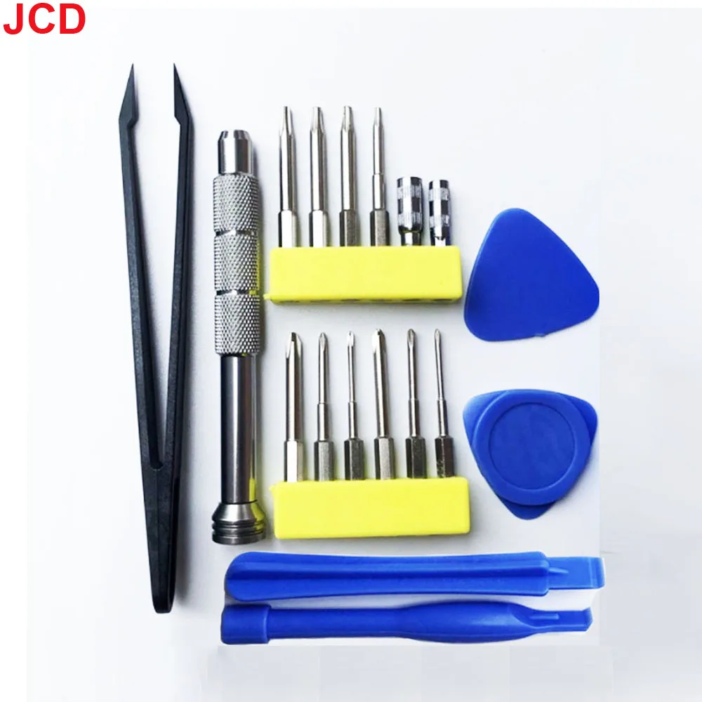 JCD Schraubendreher-set Reparatur Tools Kit Für Schalter NS Neue 3DS PS3 PS4 Slim Wii NES SNES DS Lite GBA PSP Gamecube Konsolen Image