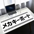 Weiße Maus Pad Rot Pc Gamer Japanischen Mauspad Gamer Schwarz Computer Tisch CYBER MEKA Deskmat