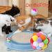 Fashion Gifts Cute Toy Funny Cat Toy Stretch Ball Juguetes Cats Creative Colorful Interactive Pussy Toy