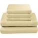 Flannel Sheet Set with Bonus 2 Pillowcase Extra 100 Percent Cotton Double Brushed - 170 GSM Heavyweight, Deep Pockets