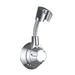 Shower Holder 360Â° Adjustable Shower Holder Strong Paste Shower Head Holder No Drilling Shower Holder Silver