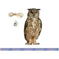 1 Set Hanging Bird Deterrent Garden Yard Hanging Bird Deterrent Owl Ornament Outdoor Decor