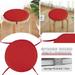 Hxoliqit Round Garden Chair Pads Seat Cushion For Outdoor Bistros Stool Patio Dining Room Four Ropes Seat Cushion Home Textiles Daily Supplies Home Decoration(Red) for Living Room Or Car