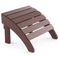 MYXIO Folding Adirondack Ottoman for Adirondack Chair Folding Easily Adirondack Footstool Without Assembly Ottoman for Outdoor Porch Yard Garden Coffee-ACO01