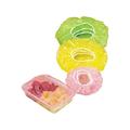 Usmixi 24PCS Elastic Food Covers Lids For Fruit Or Bowls Cups Food Cover Set Dish Plate Plastic Wrap Bowl Covers Reusable Elastic Colorful Food Bowl Storage Covers