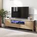 70 Inches Modern TV stand with LED Lights Entertainment Center TV cabinet with Storage for Up to 75 inch
