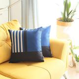 Set Of Two 18 X 18 Polyester Throw Pillow Cover