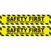 Construction Site Banner Any Business Safety First Banner 10 X51 2-Pack Vinyl Banners Small