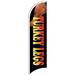 4 Less Co TURKEY LEGS Windless Swooper Flag Feather Banner Sign 2.5x11.5 ft Tall (Flag ) kb