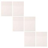 6 Pcs Clear Stickers Post Notes Its Self- Adhesive Memo Paper Office