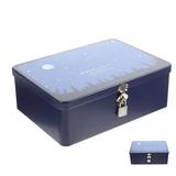 Storage Tin Box with Lock Wedding Candy Cans Decorations for Ceremony Containers Gift Tins Tinplate Jar