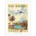 Tahiti Fiji Islands - Trade Wind Tours - Vintage Travel Poster by Wade Koniakowsky - Bamboo Fine Art 290gsm Paper Print (Unframed) 24x32in