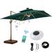 QTOCIO Outdoor Lights Outdoor Umbrella Light With Remote Control Wireless Radio Audio USB Powered Patio Umbrella Light LED Umbrella Patio Light