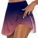 DondPO Skirts for Women Mini Skirt Womens Casual Prints Tennis Golf Skirt Yoga Sport Active Skirt Shorts Skirt Summer Dresses Casual Dresses Womens Dresses Pink Dress L