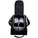 Athletico Golf Shoe Bag - Zippered Shoe Carrier Bags With Ventilation & Outside Pocket for Socks Tees etc. Black/Pink