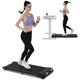 NEW Walking Pad Under Desk Treadmill for Home Office -2.5HP Walking Treadmill With Incline Bluetooth Speaker 0.5-4MPH 265LBS Capacity Treadmill for Walking Running - Wristband Remote