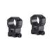 Hawke Tactical Ring Mounts Weaver Medium/High/Extra High w/ Nut 2PC - Black