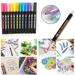 Wamans Colored Pens 12 Pc Markers Paints Pens Art Glass Paint Writing Markers Diy 12Ml Clearance Items