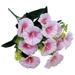 Miyuadkai Flowers Clearance 6 Artificial Flower Bouquets Of Morning Glory and Morning Glory Soft Decoration Opening Wedding Silk Flowers Home Decor Home Pink1
