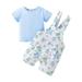 HIBRO Baby Boy Dress Set Toddler Baby Boy Summer Gentleman Playsuit Clothes Cute Pattern Print Tops And Shorts Set Kid Cute Overalls Outfits