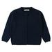 Mrat Toddler Sweater Baby Girl&boy Knit Swaeter Caidigan Kids Winter Warm Long Sleeve Sweater Outwear Candy Color Children s Sweater Navy_A 5 Years