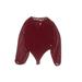 Express Bodysuit: Burgundy Tops - Women's Size Small