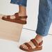 Madewell Shoes | Madewell - Georgie Quilted Sandal - Women's 6.5 | Color: Brown | Size: 6.5