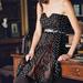 Anthropologie Dresses | Anthropologie Lithe Strapless Champagne Black Lace Dress Size 2 | Color: Black | Size: 2