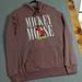 Disney Tops | Disney Mickey Mouse Hoodie Womens Taupe Xl | Color: Red | Size: Xl