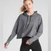 Athleta Tops | Athleta Uptempo Short Hoodie Charcoal Grey | Color: Gray | Size: S