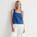 Madewell Tops | Madewell 100% Linen Cross-Back Sleeveless Top | Color: Blue | Size: 2