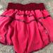 Lululemon Athletica Shorts | Lululemon Shorts Womens Size 4 Red Floral Trims Active Lined | Color: Red | Size: 4