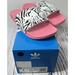 Adidas Shoes | Adidas Adilette Lite Women's Size 7 Slide Sandals Rose Tone White Black Gy3560 | Color: Black | Size: 7