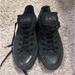 Converse Shoes | Converse All Star Black On Black Canvas Unisex Sneakers | Color: Black | Size: 9