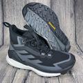 Adidas Shoes | Adidas Terrex Free Hiker 2 Gore-Tex Black Grey Hiking Sneakers Mens Gz3286 | Color: Black/Gray | Size: Various