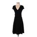 INC International Concepts Cocktail Dress - Midi: Black Solid Dresses - Women's Size Small