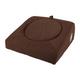Moxa Stool, Linen Sponge Filled Smoke Control Temperature Adjustable Comfort Burning Pillow Set Anti-Scald Easy to for Abdomen (Brown)