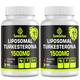 Liposomal Turkesterone Capsules 1500mg Supplement,Max Strength Ajuga Turkestanica Extract,Standardized to 20% Turkesterone,Optimal Absorption,Muscle Growth & Recovery,Gluten Free,Fillers Free,2 Pack
