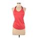 Nike Active Tank Top: Red Activewear - Women's Size X-Small