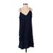 Lucy Paris Casual Dress - Shift: Blue Dresses - Women's Size X-Small