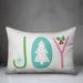 The Holiday Aisle® Sutliff Colorful Christmas Joy Lumbar Pillow Polyester/Polyfill blend | Wayfair A3B6ECED1FD041DFBE9DAEB6A8BDA044