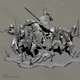 38mm 50mm Résine Soldat modèle kits figure incolore et auto-assemblé (impression 3D) TD-6025/3D