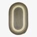 Brown/White Oval 12" x 13" Area Rug - Rosalind Wheeler Oval Aoko Abstract Handmade Braided 5' x 2' Indoor/Outdoor Area Rug in Brown/Beige Jute & Sisal | Wayfair