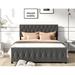 Latitude Run® Aahil Twin Size Storage Bed Metal Platform Bed w/ A Big Drawer Metal in Gray | 44.2 H x 62.8 W x 83.2 D in | Wayfair