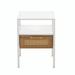 Bay Isle Home™ Agatina 1 - Drawer Nightstand Wood in White | 21.26 H x 15.75 W x 13.78 D in | Wayfair ACC535145F7148E39CE4FD0DBE134E91