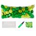 The Holiday Aisle® PMU New Year's Eve Party Balloon Drop Kit 100Pcs Assorted 9In, 5In Balloon w/ Hand Pump Pkg/1 in Green/Yellow | Wayfair