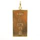 Vintage 9ct Gold Ingot Pendant Charm Hallmarked London 1976 Yellow Gold 9ct Pendant