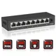 Gigabit-Switch 8 Ports 1000 MBit/s Ethernet nicht verwalteter Metall-Switch Netzwerk-Switch